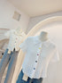 Casual Buttons Up Short Sleeves Tops